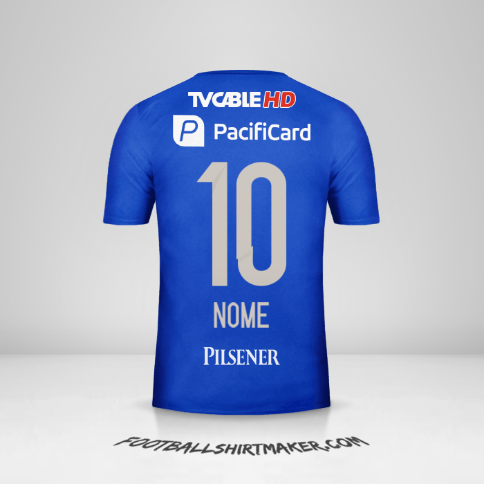 Camisola Emelec 2016 -  nome - 10