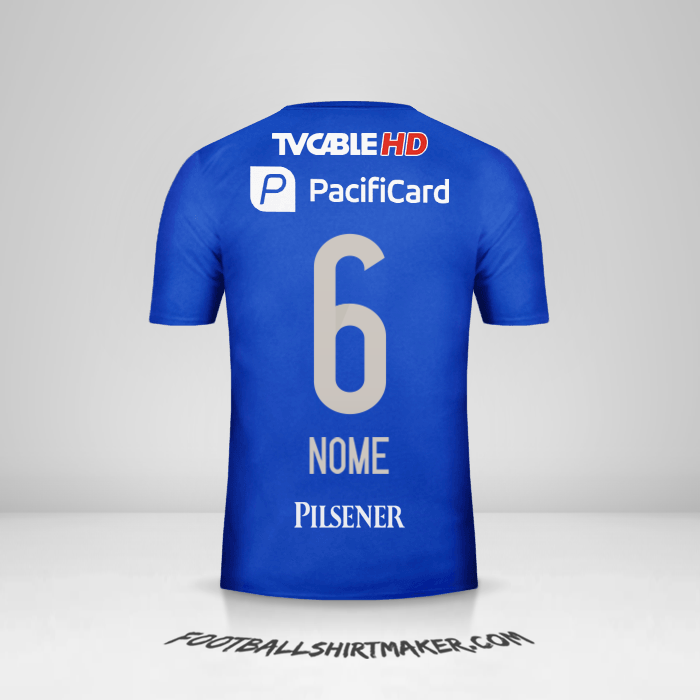 Camisola Emelec 2016 -  nome - 6