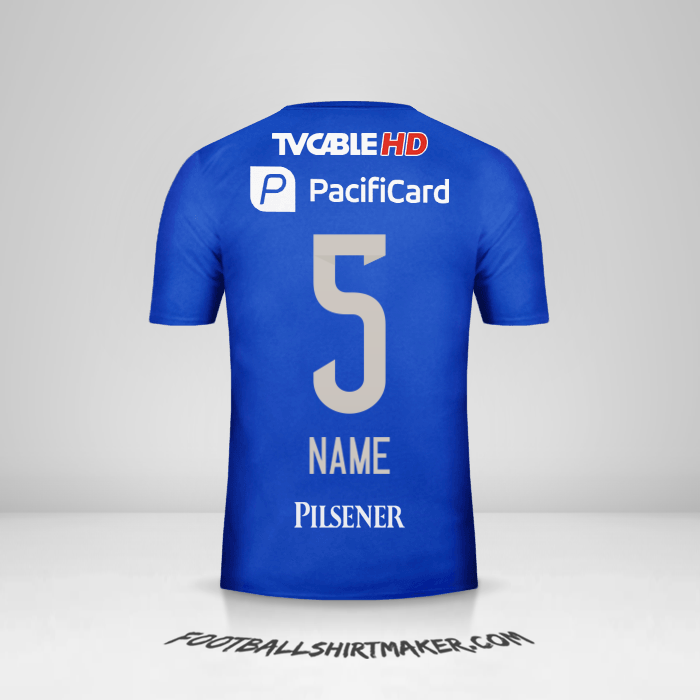 Jersey Emelec 2016 -  name - 5