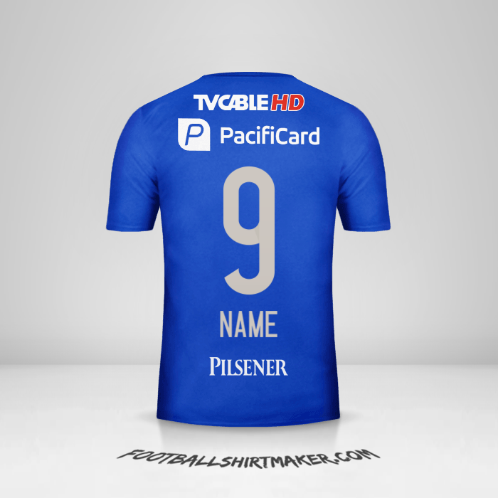 Trikot Emelec 2016 -  name - 9
