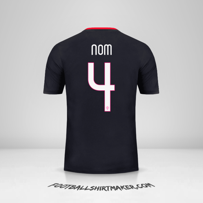 Maillot Portugal 2015 Extérieur -  nom - 4