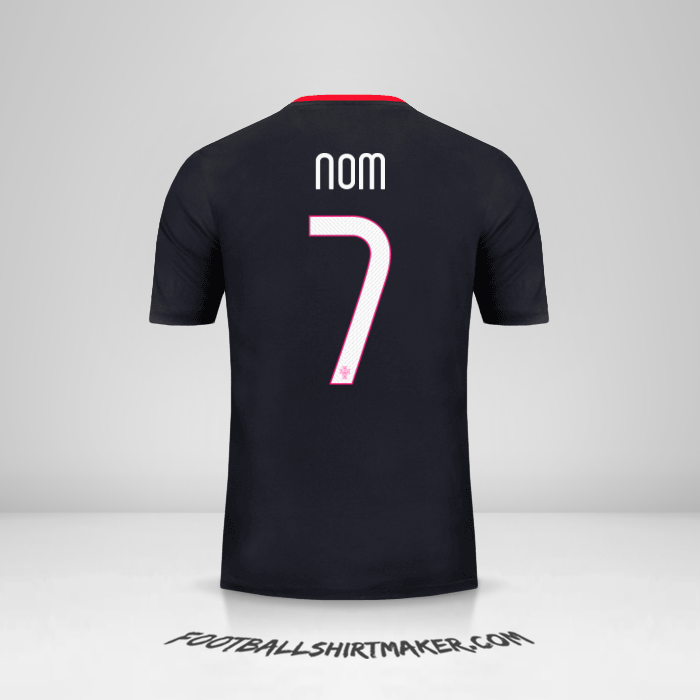 Maillot Portugal 2015 Extérieur -  nom - 7
