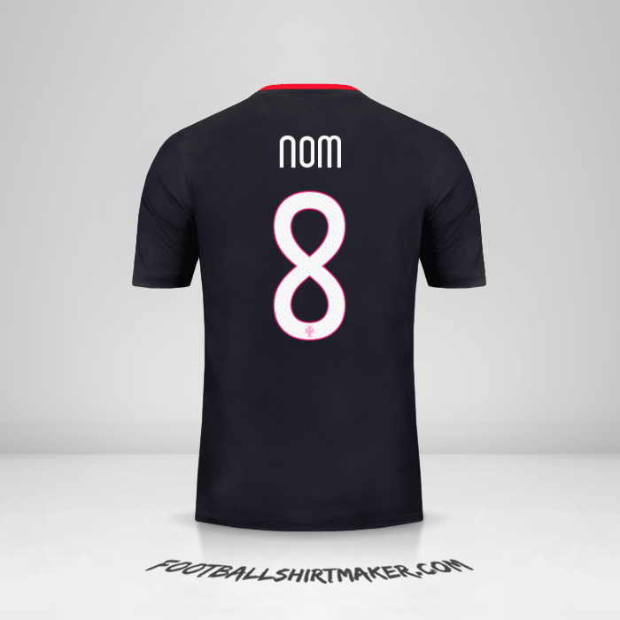 Maillot Portugal 2015 Extérieur -  nom - 8