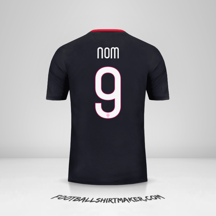 Maillot Portugal 2015 Extérieur -  nom - 9