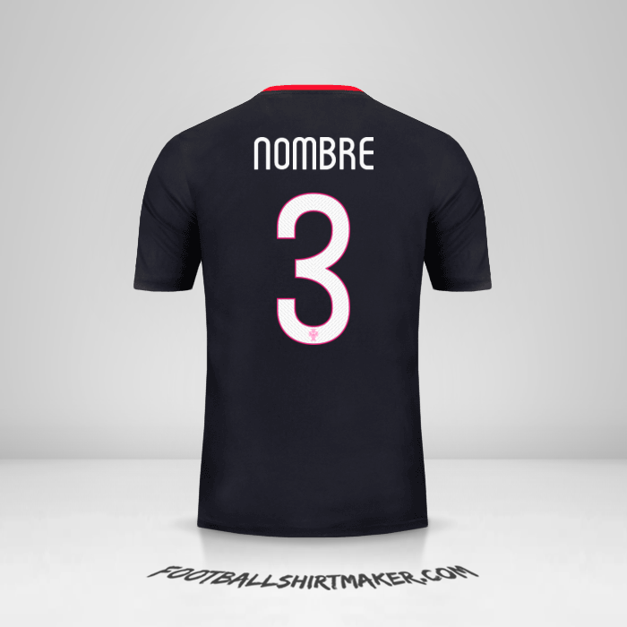 Camiseta Portugal 2015 Visita -  nombre - 3