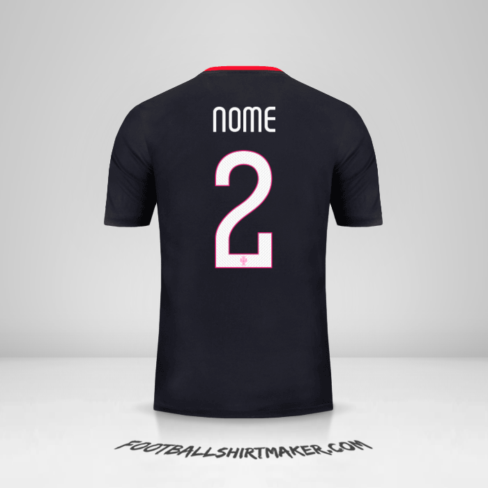 Maglia Portogallo 2015 Seconda -  nome - 2