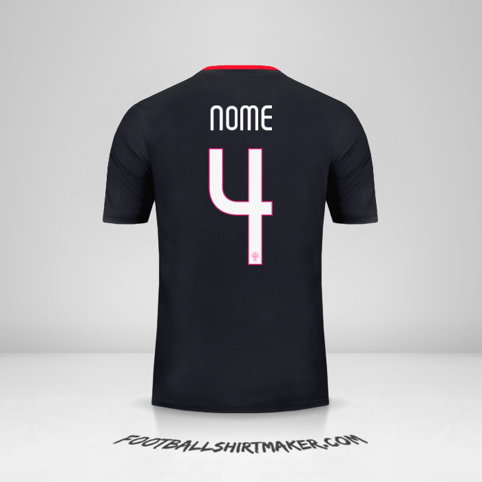 Maglia Portogallo 2015 Seconda -  nome - 4
