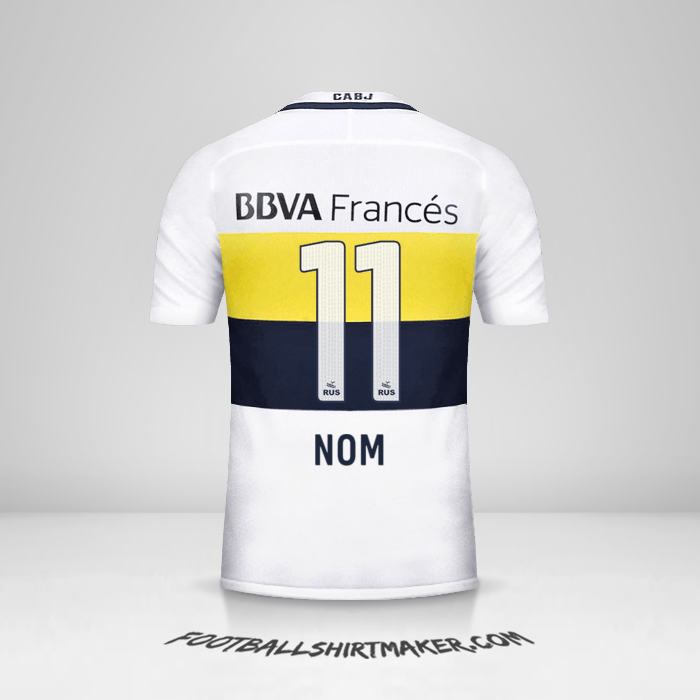 Maillot Boca Juniors 2016/17 Extérieur -  nom - 11