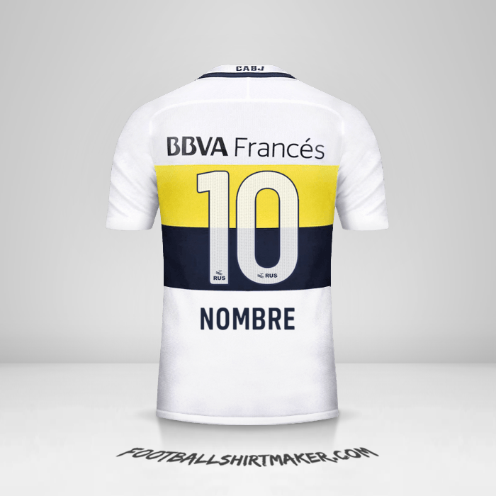 Camiseta Boca Juniors 2016/17 Visita -  nombre - 10