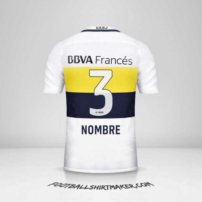 Camiseta Boca Juniors 2016/17 Visita -  nombre - 3