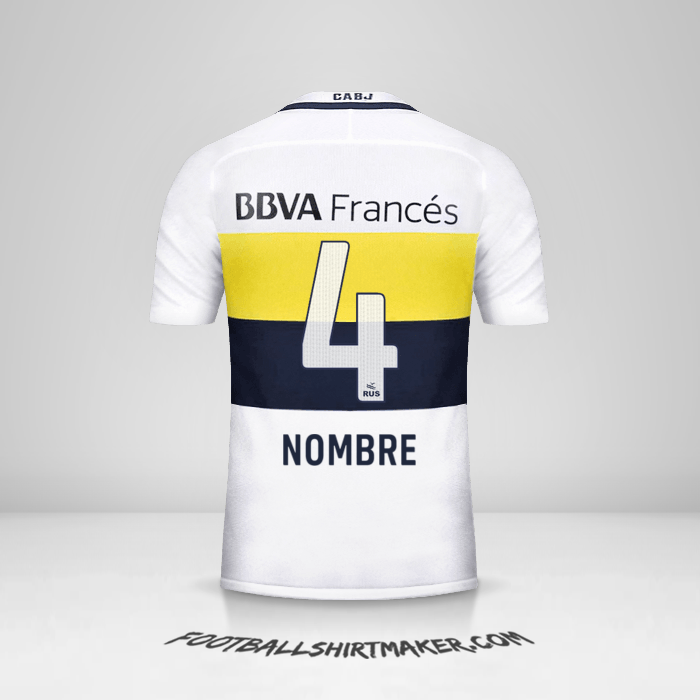Jersey Boca Juniors 2016/17 Visita -  nombre - 4