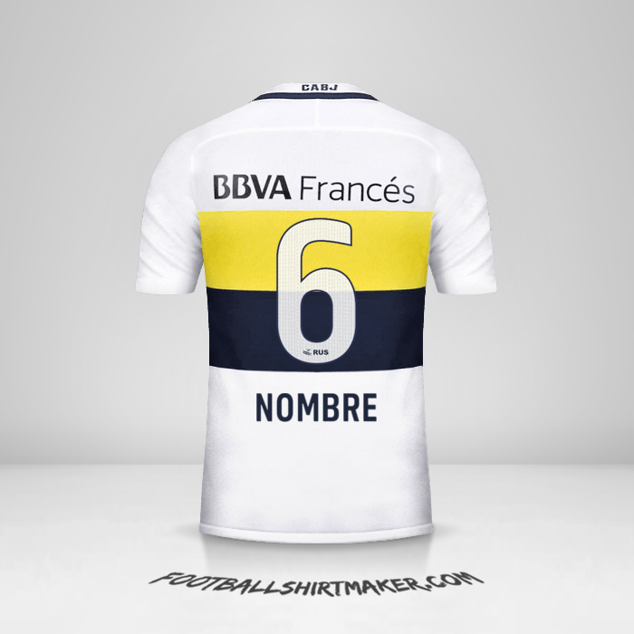 Camiseta Boca Juniors 2016/17 Visita -  nombre - 6