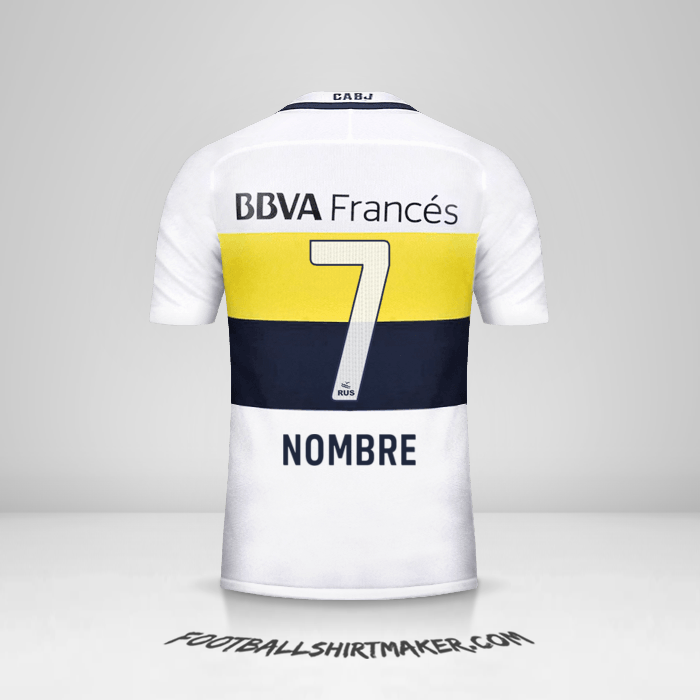 Camiseta Boca Juniors 2016/17 Visita -  nombre - 7