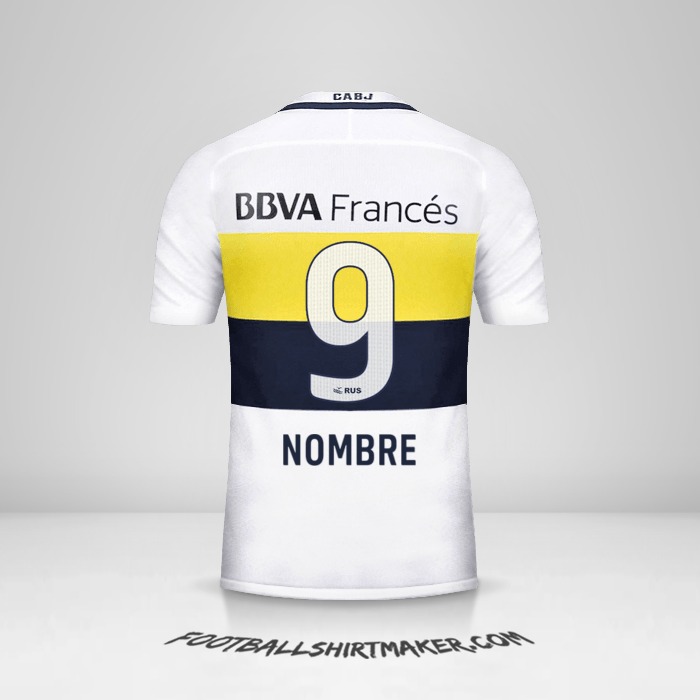 Camiseta Boca Juniors 2016/17 Visita -  nombre - 9
