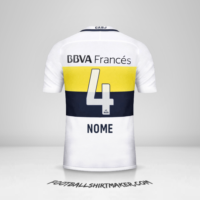Maglia Boca Juniors 2016/17 Seconda -  nome - 4