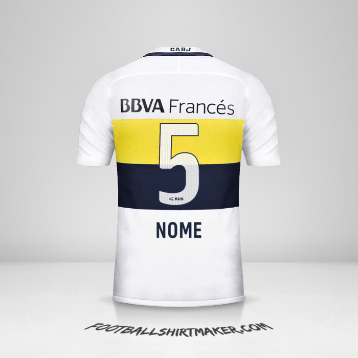 Camisola Boca Juniors 2016/17 Alternativa -  nome - 5