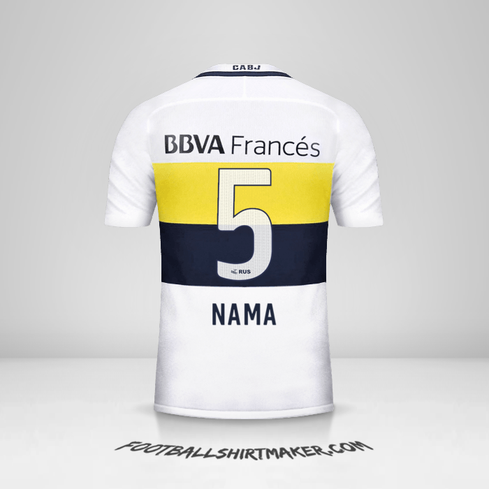 Jersey Boca Juniors 2016/17 Alternatif -  nama - 5