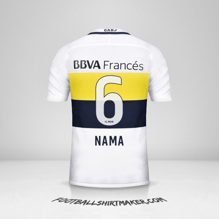 Jersey Boca Juniors 2016/17 Alternatif -  nama - 6