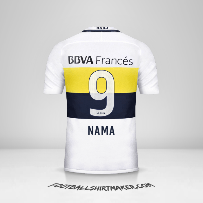 Jersey Boca Juniors 2016/17 Alternatif -  nama - 9
