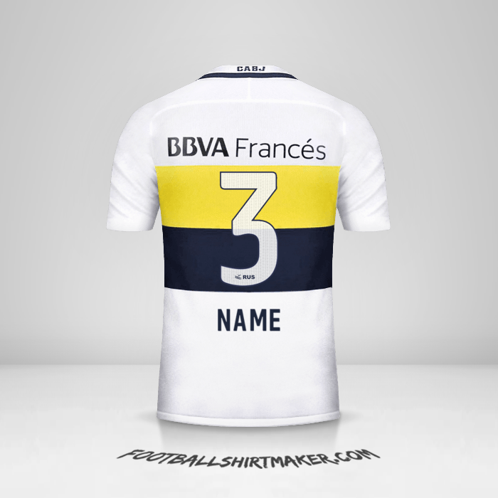 Jersey Boca Juniors 2016/17 Away -  name - 3