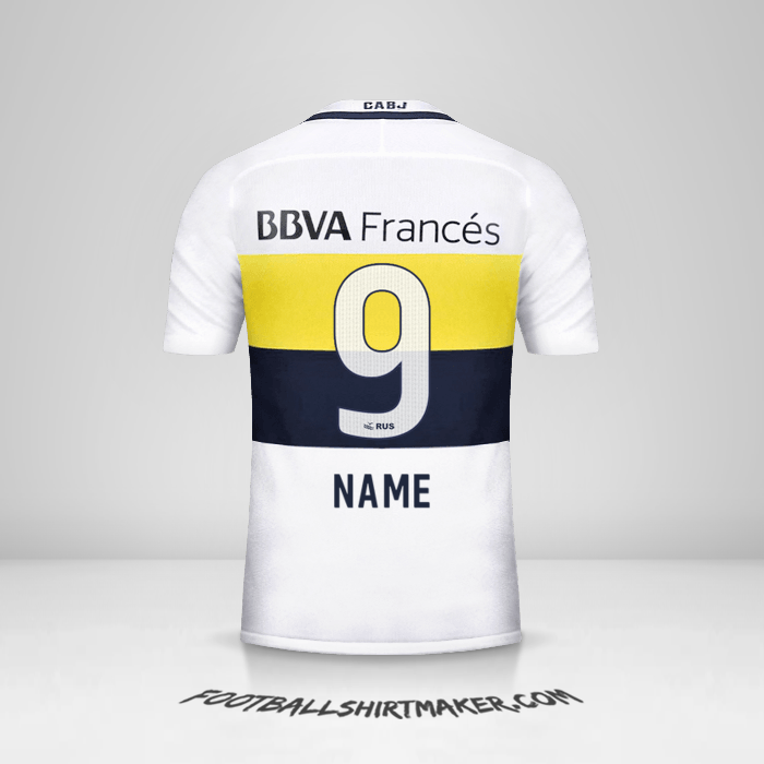 Jersey Boca Juniors 2016/17 Away -  name - 9
