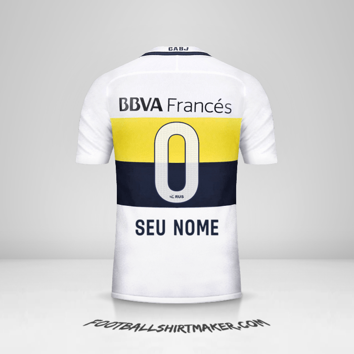 Camisa Boca Juniors 2016/17 II -  seu nome - 0