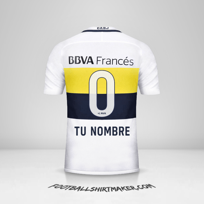 Jersey Boca Juniors 2016/17 II -  tu nombre - 0