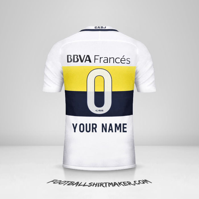 Jersey Boca Juniors 2016/17 II -  your name - 0