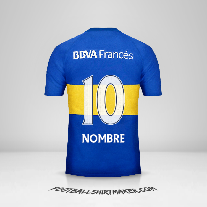 Jersey Boca Juniors 2016 -  nombre - 10