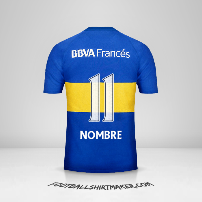 Camiseta Boca Juniors 2016 -  nombre - 11
