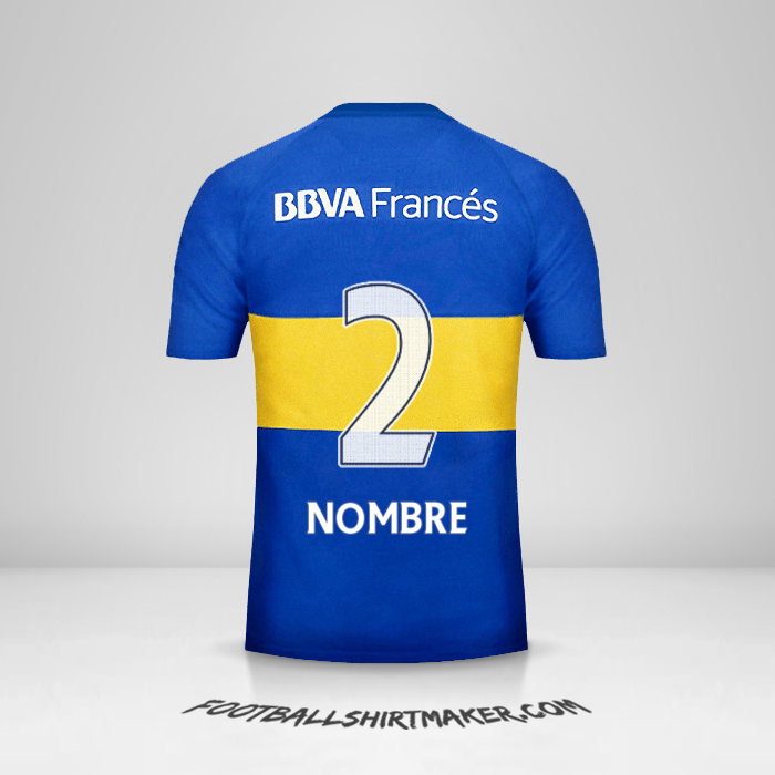 Jersey Boca Juniors 2016 -  nombre - 2