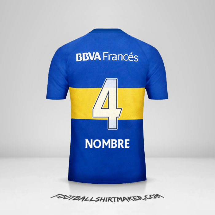 Jersey Boca Juniors 2016 -  nombre - 4