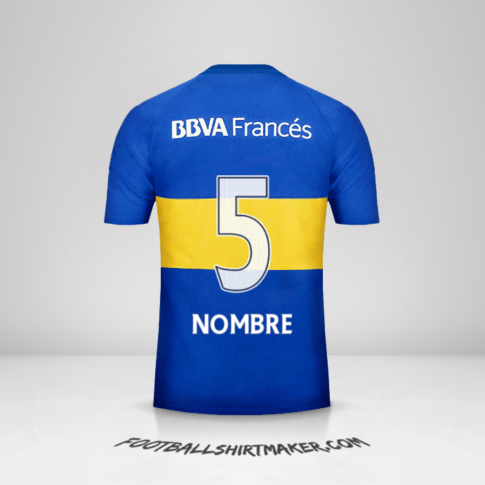 Jersey Boca Juniors 2016 -  nombre - 5