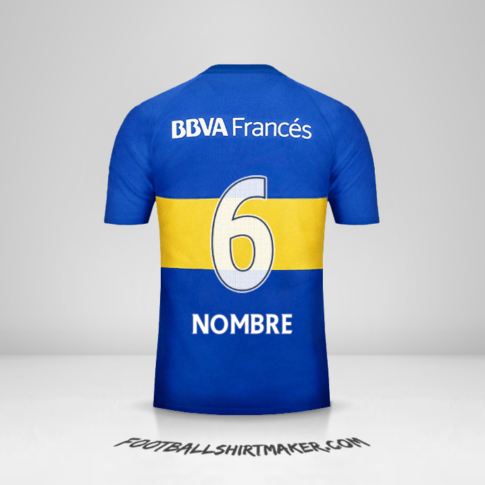 Jersey Boca Juniors 2016 -  nombre - 6