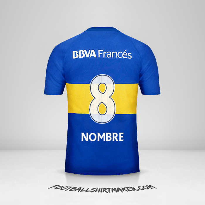 Jersey Boca Juniors 2016 -  nombre - 8