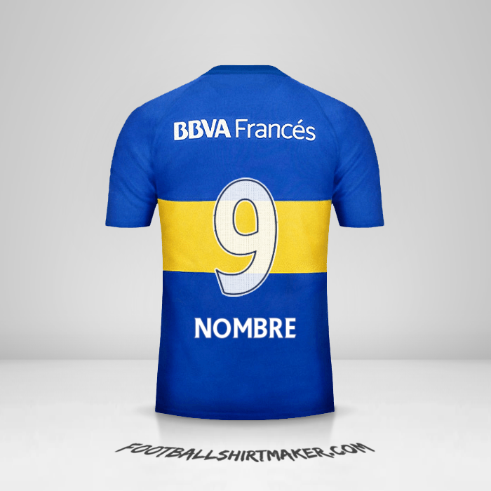 Jersey Boca Juniors 2016 -  nombre - 9