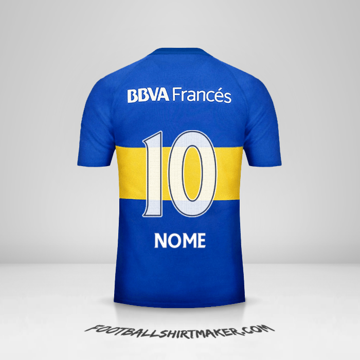 Camisa Boca Juniors 2016 -  nome - 10