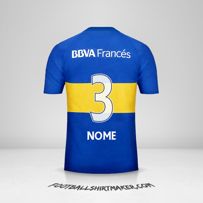 Camisola Boca Juniors 2016 -  nome - 3