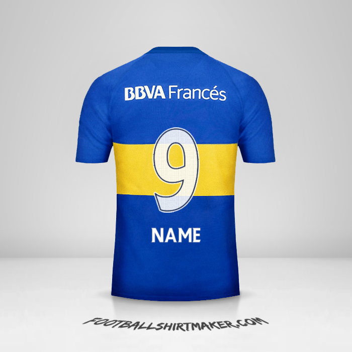 Shirt Boca Juniors 2016 -  name - 9