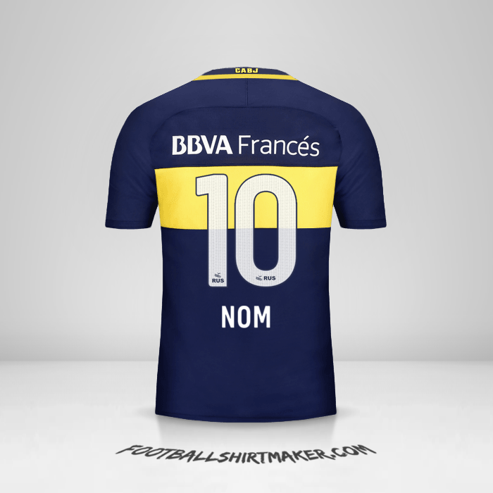 Maillot Boca Juniors 2016/17 -  nom - 10