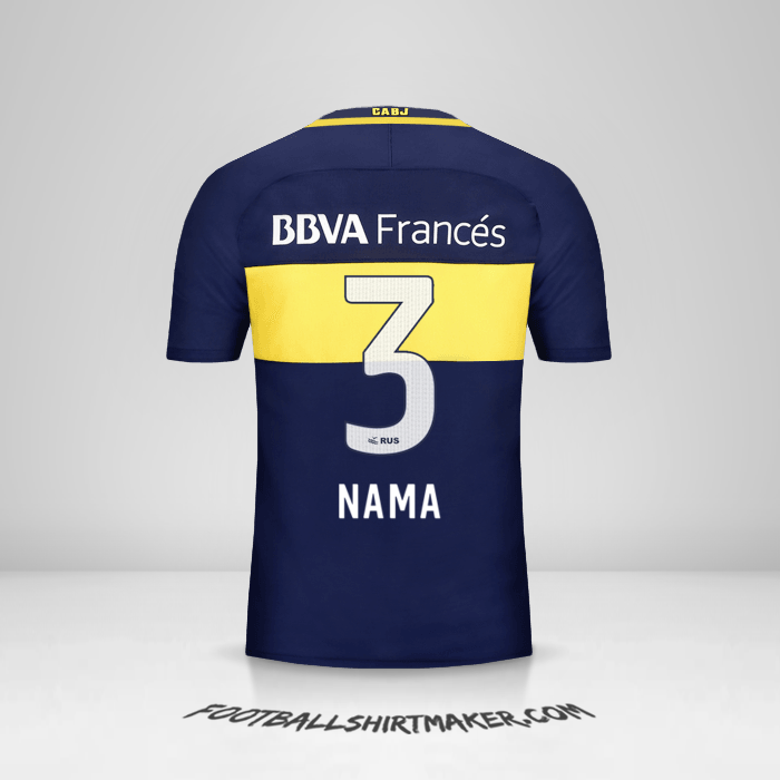 Jersey Boca Juniors 2016/17 -  nama - 3