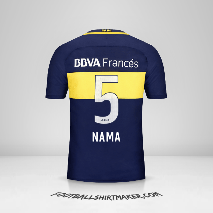 Jersey Boca Juniors 2016/17 -  nama - 5