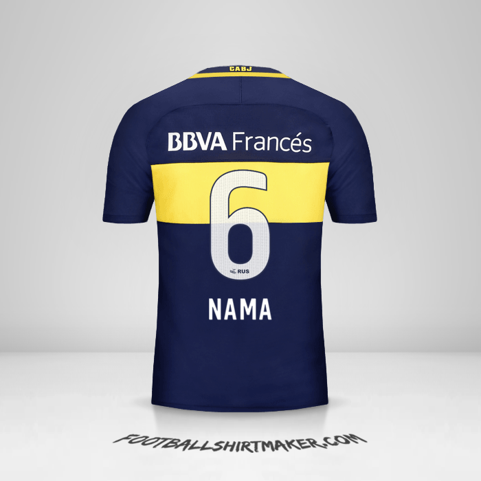 Jersey Boca Juniors 2016/17 -  nama - 6