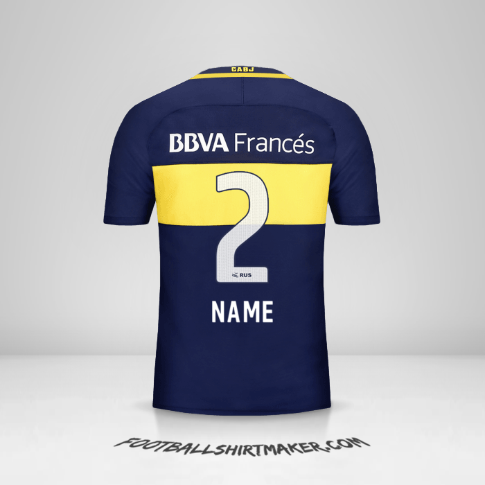 Trikot Boca Juniors 2016/17 -  name - 2