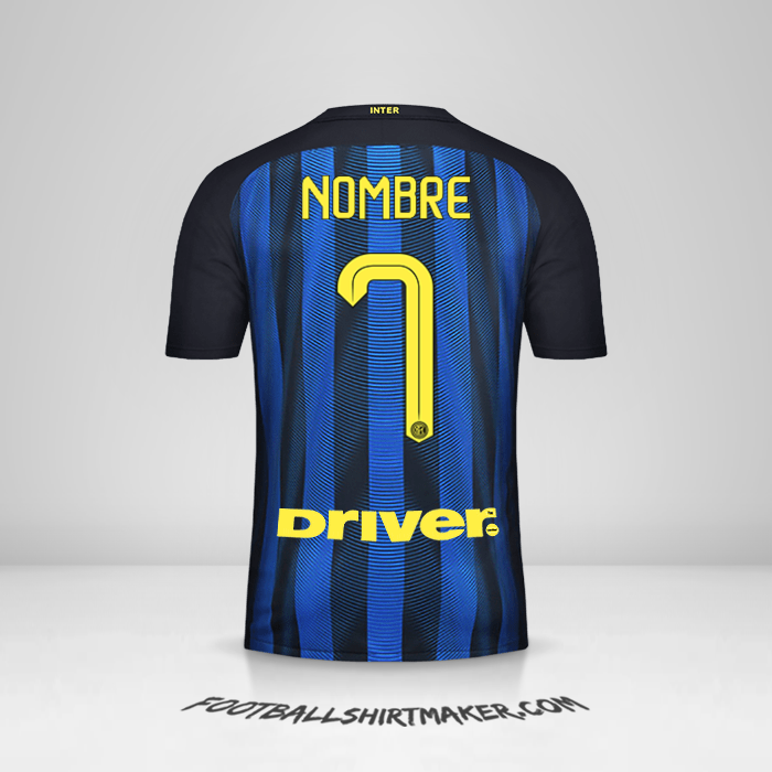 Jersey Inter 2016/17 -  nombre - 7