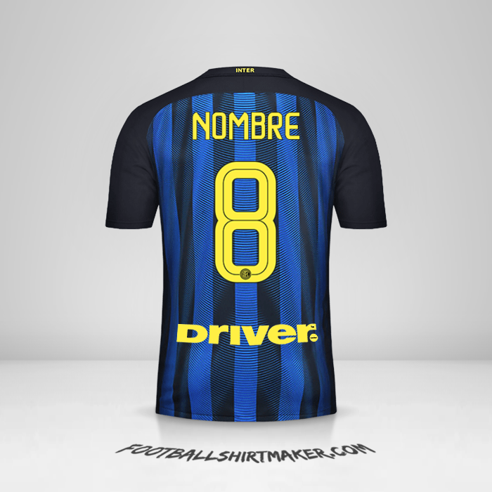 Jersey Inter 2016/17 -  nombre - 8