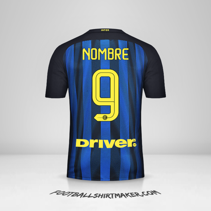 Jersey Inter 2016/17 -  nombre - 9