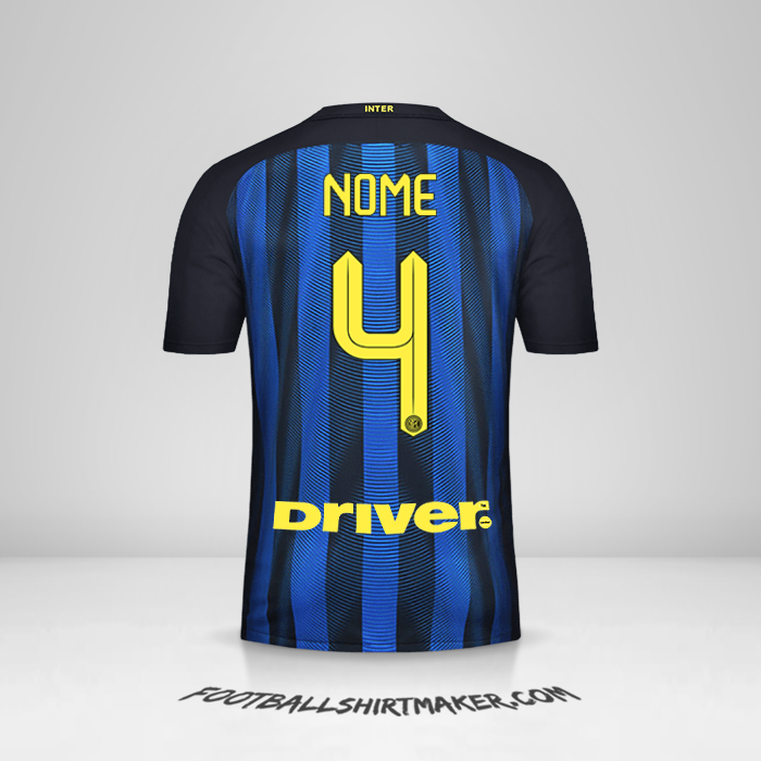 Camisa Inter 2016/17 -  nome - 4