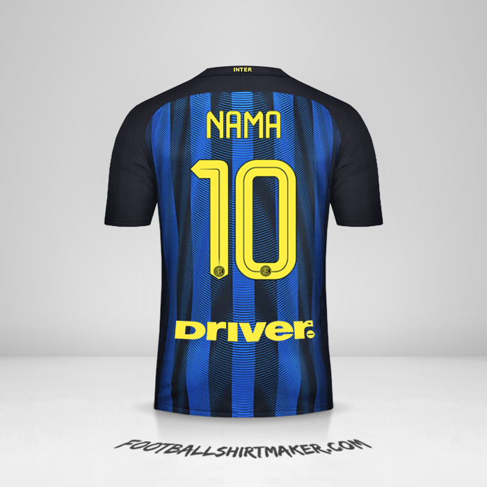 Jersey Inter 2016/17 -  nama - 10