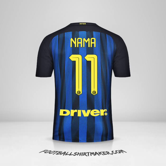 Jersey Inter 2016/17 -  nama - 11